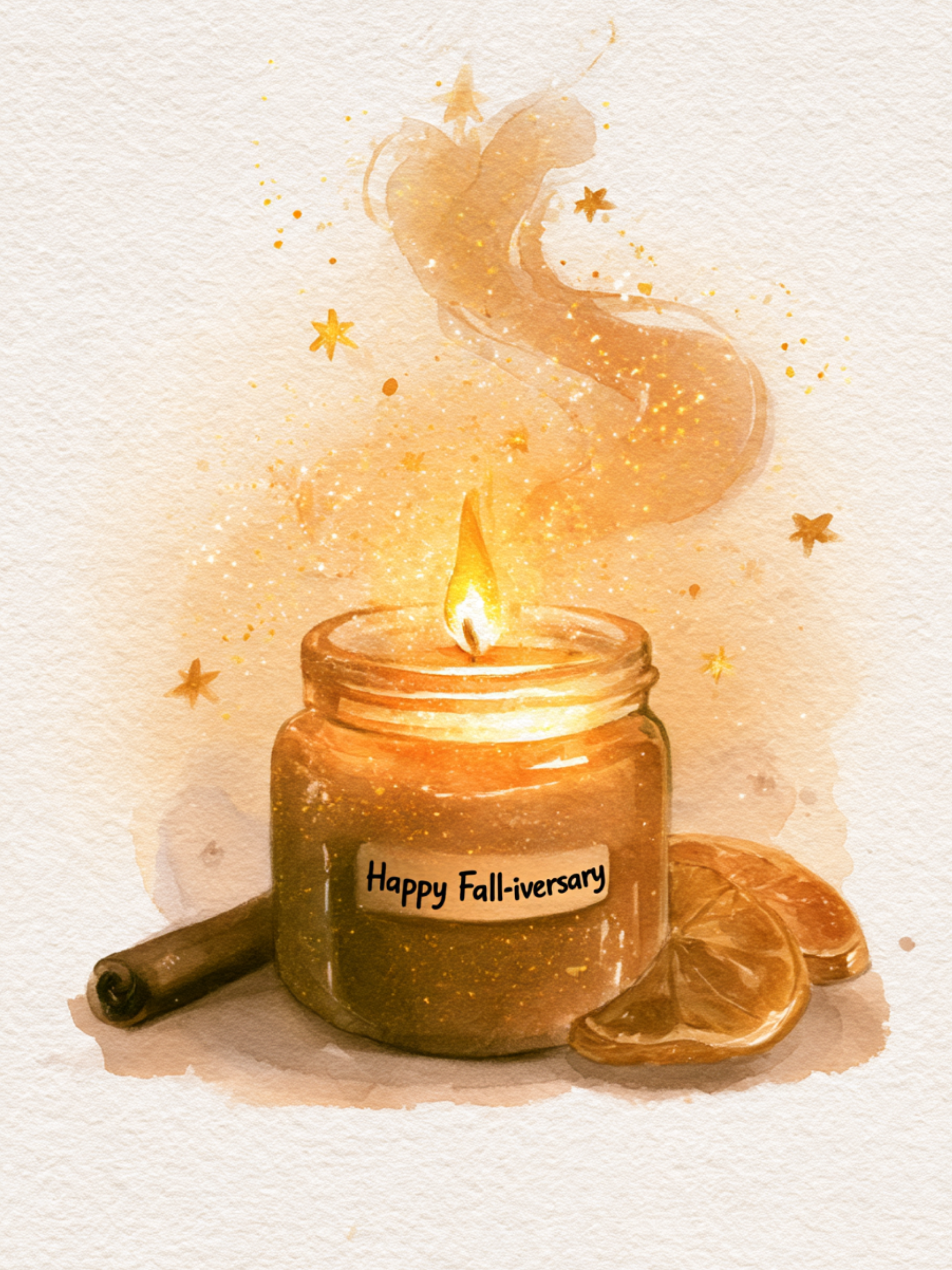Carte Happy fall-iversary